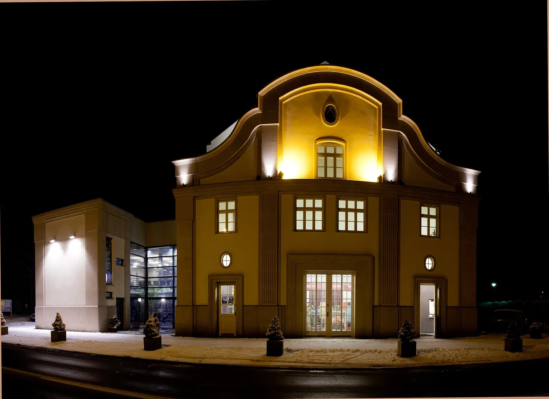 Czechowice-Dziedzice, Miejski Dom Kultury nocą